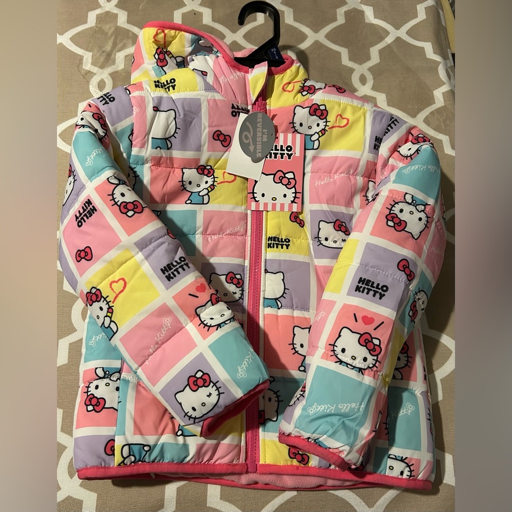 Hello Kitty Colorful Puffer Jacket